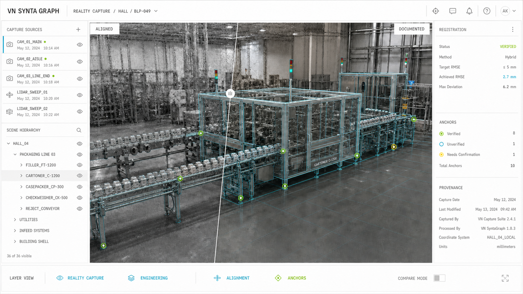 Engineering context aligned with reality